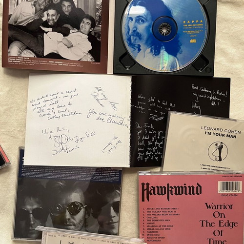 Pack of 6 CDs like new with Zappa, Police, John Lennon, Leonard Cohen
