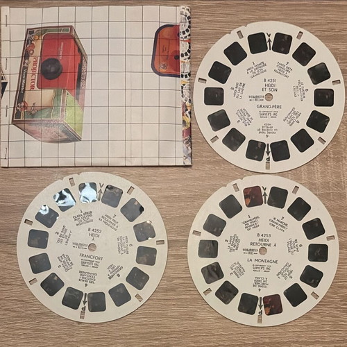 View-Master 3D vintage reels Heidi set of 3 used