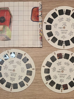 View-Master 3D vintage reels Heidi set of 3 used
