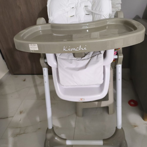 Cangaroo Kimchi Baby Highchair light gray new