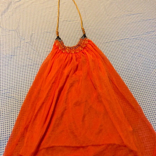 Summer dress new, one size, pink-red
