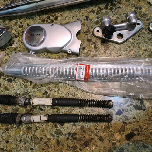 Honda Dax front forks used, genuine