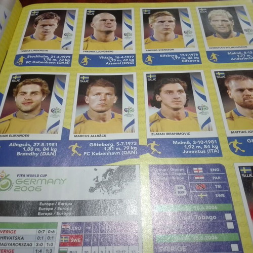 Panini Germany 2006 reprint album like new