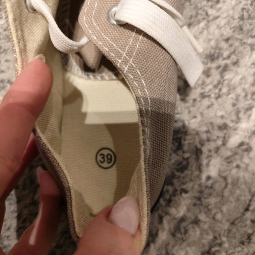 All Star athletic shoes gray-beige size 39 like new