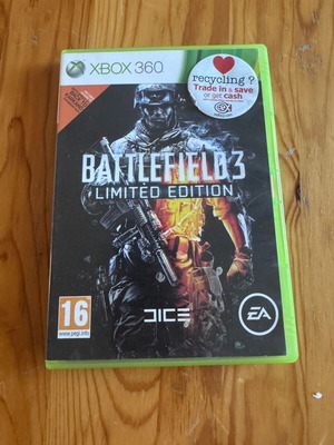 Battlefield 3 Xbox 360 game, broken disc holder