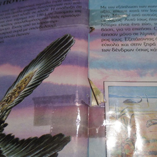 Panini Prehistoric Animals album used, 176/180 stickers