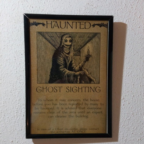 Horror ink art with frame new, A4 size