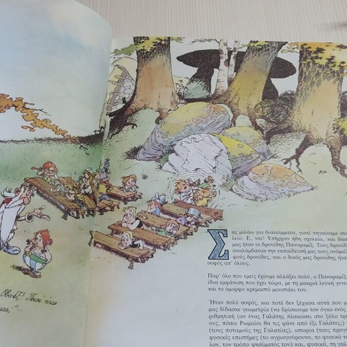 How Obelix Fell Into the Druid's Cauldron comic used