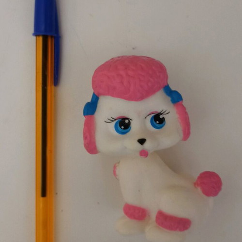 Chic Boutique Dogs My Pet Pals Pink Poodle figure miniature dog used