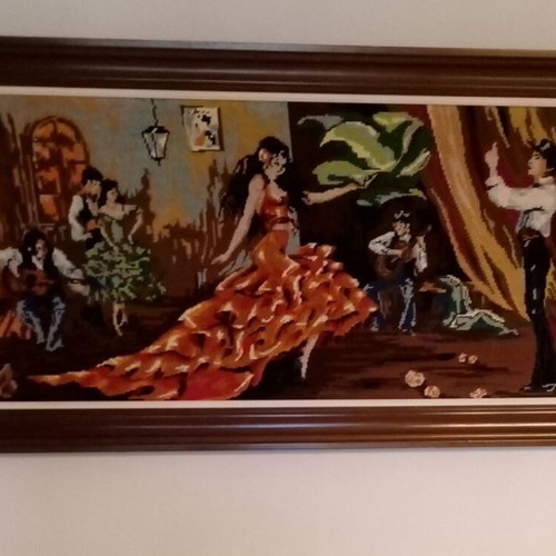 Handmade wall art frame in like new condition