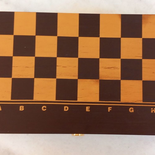 Backgammon and Chess wooden set like new, 12×36×21.5 cm