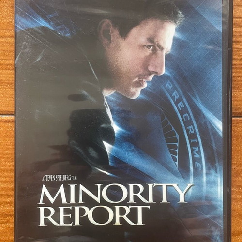Minority Report DVD used with Greek subtitles