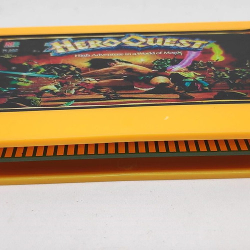 HeroQuest NES game cartridge like new, classic adventure