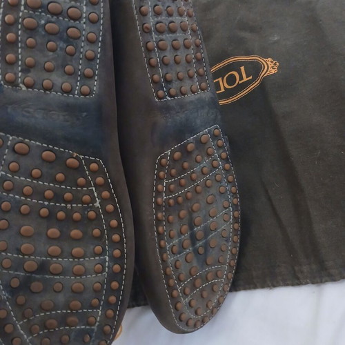 Tod's men's loafers 43.5 used, brown leather