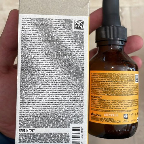 Nourishing Keratin Booster Superactive Davines 100 ml new