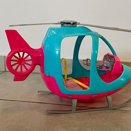 Barbie helicopter like new