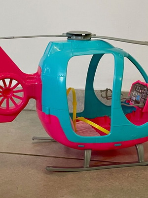 Barbie helicopter like new
