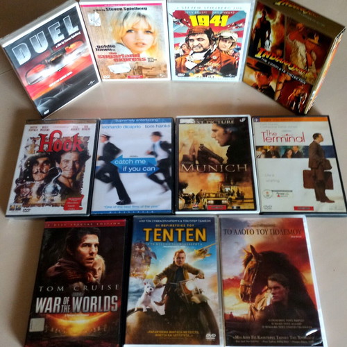 Steven Spielberg 10 DVD Set and Indiana Jones Box Set like new