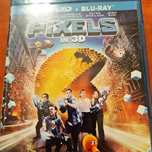 Pixels Blu-ray 3D like new with Greek subtitles