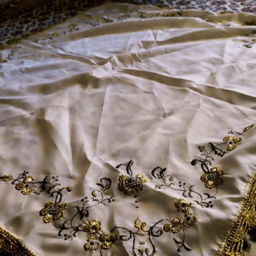 Handmade table linen like new, one piece