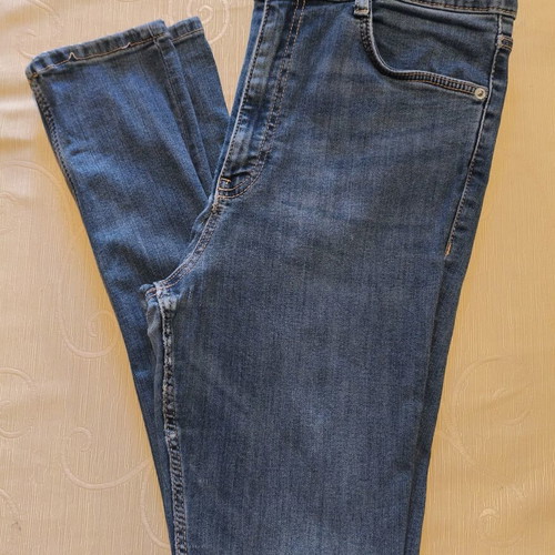 Zara skinny jeans used, size 42, dark blue-gray