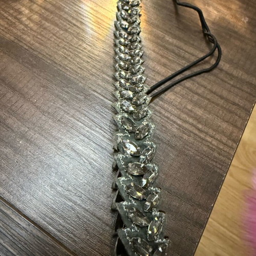 Elastic hairband like new, gray