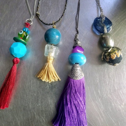 Handmade pendants like new with various designs