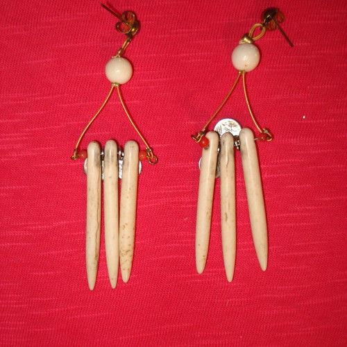 Vintage unique earrings used