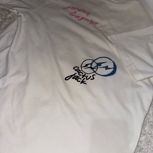 Travis Scott x Fragment tee worn authentic