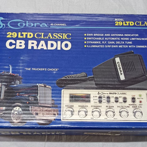 Cobra 29LTD Classic CB radio with microphone