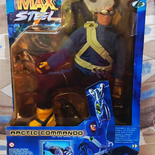 Max Steel Arctic Commando figure new sealed Mattel 2000