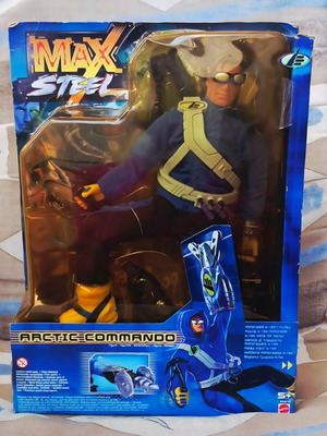 Max Steel Arctic Commando figure new sealed Mattel 2000