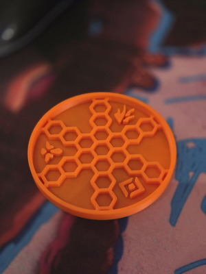 League of Legends coaster new, 3D printed in various colors