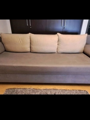 Τριθέσιος καναπές κρεβάτι σαν καινούργιος