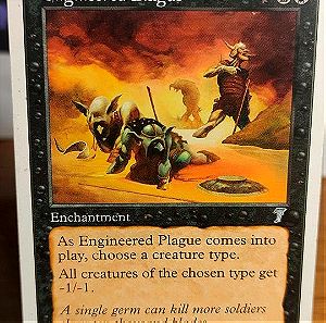 Engineered Plague. 7th Edition. Magic the Gathering