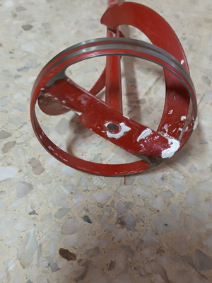 Large paint mixer used