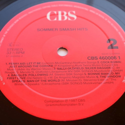Various Summer Smash Hits 2 LP compilation, rock