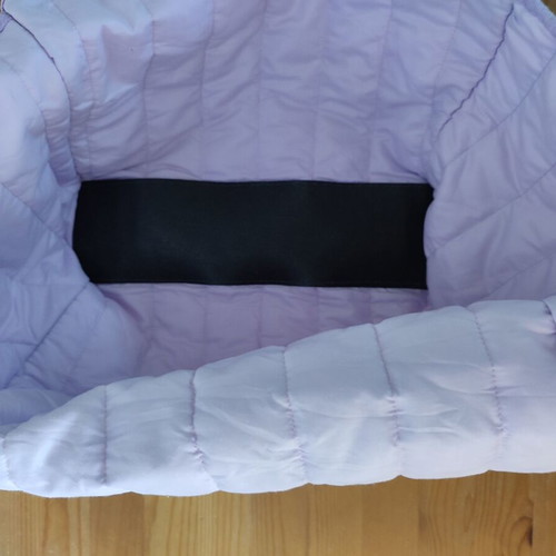 Stroller bag purple cotton like new