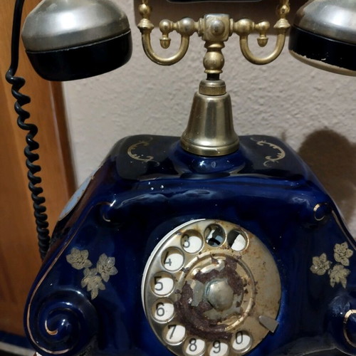 Limoges porcelain antique telephone used