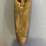 Antique weaving shuttle used