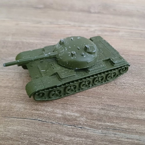 T 54 tank used, vintage Soviet metal toy