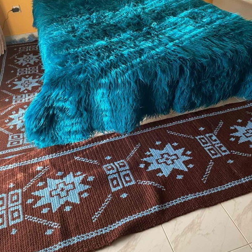 Handmade crochet rugs like new
