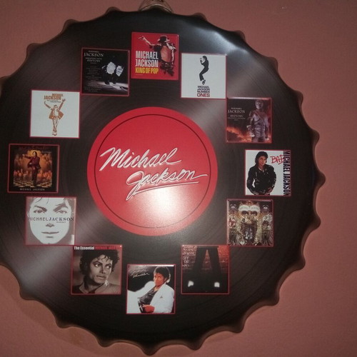 Michael Jackson Metal Beer Cap Wall Decor New