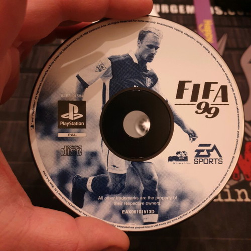 Fifa 99 PlayStation used with manual and back cover