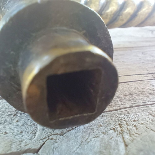 Antique Gründerzeit Brass Door Handle used