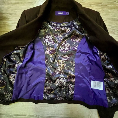 Mexx Fashion jacket brown with castor texture like new, size XS