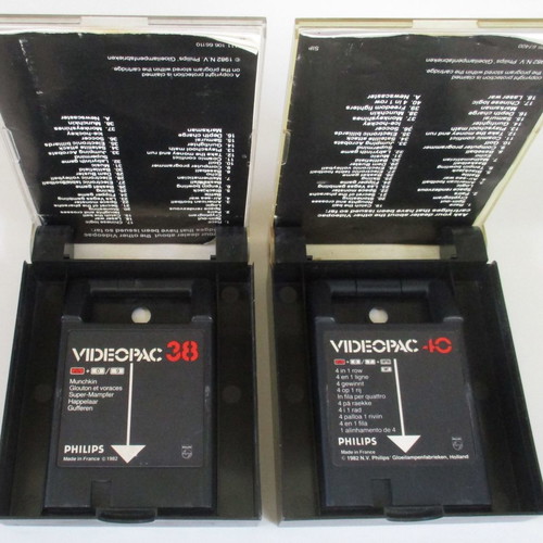 Philips Videopac G7000 retro games used, pack of 9