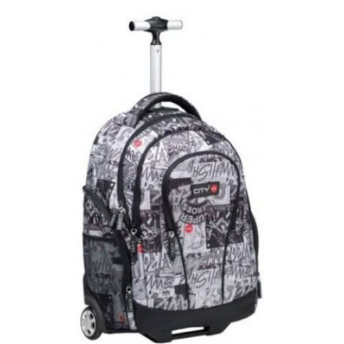 Lyc Sac XL backpack with trolley new, black and grey