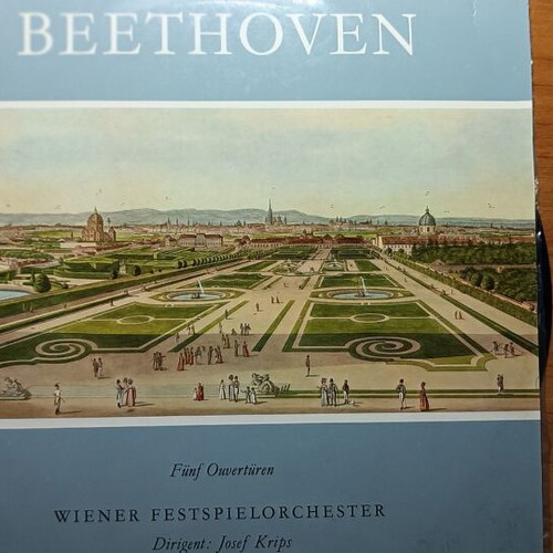 Beethoven Funf Ouverturen vinyl record Wiener Festspielorchester like new, classical