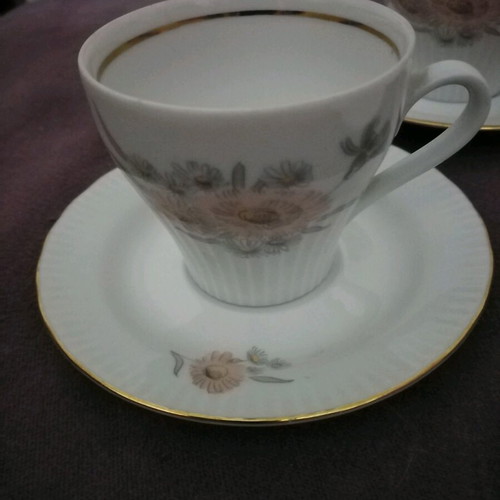 Espresso set for 6 people porcelain Germany like new